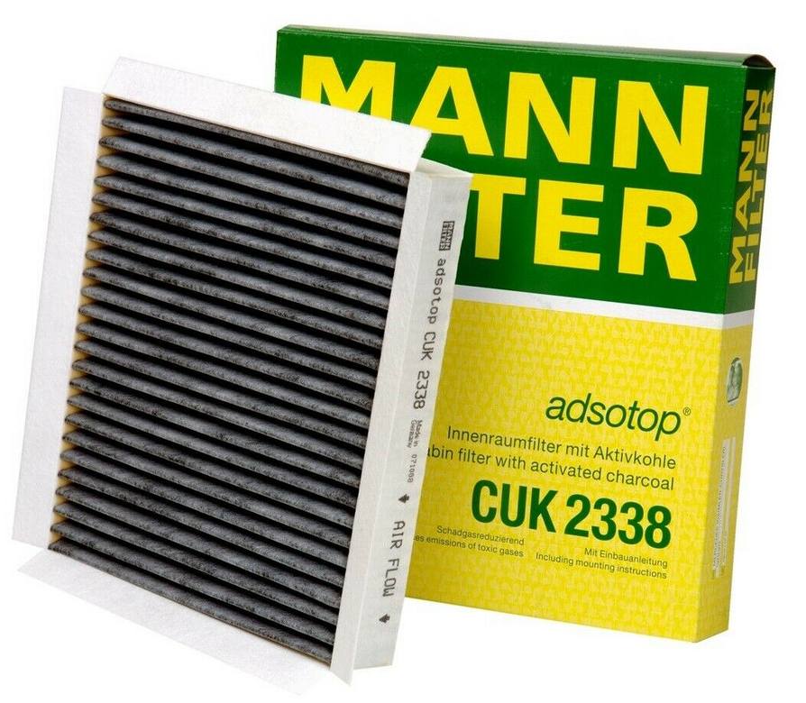 Mercedes Cabin Air Filter (Activated Charcoal) 1638350147 - MANN-FILTER CUK2338